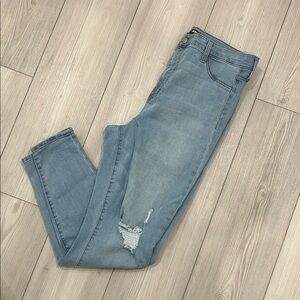 Fashion Nova Light Blue Skinny Jeans